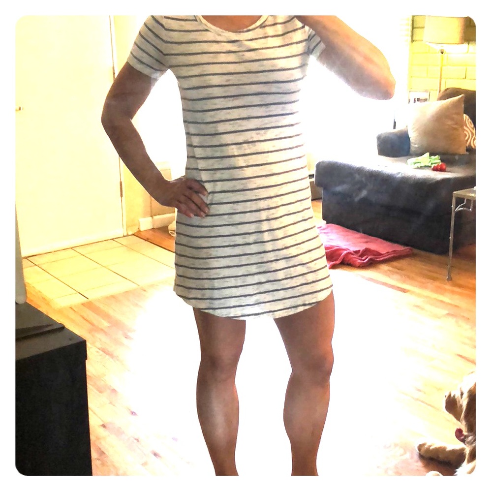 Jersey Shirt Dress